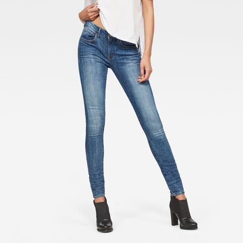 3301 D-mid Waist Super Skinny Jeans