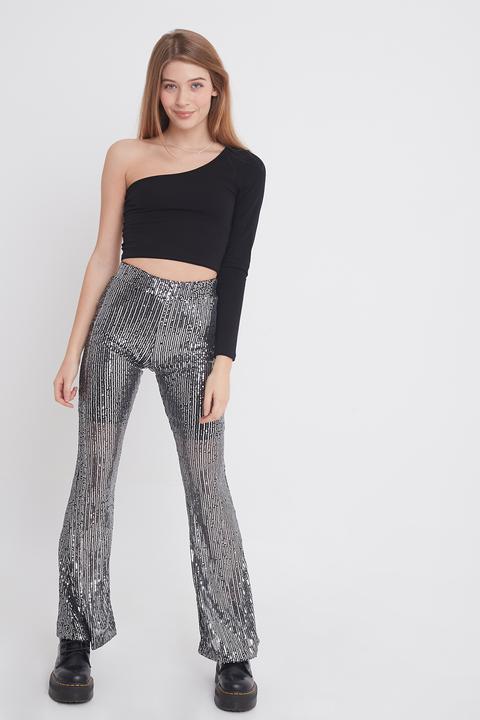 Pantalones Campana Lentejuelas de SUBDUED en 21 Buttons