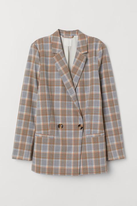 H & M - Giacca A Doppio Petto - Blu