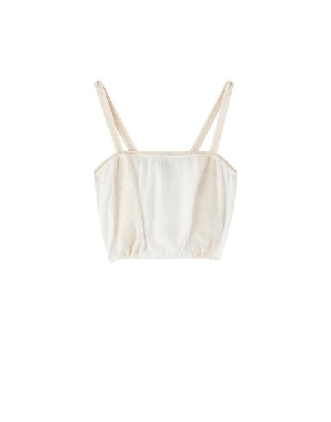 Top Blanco Tirantes Puntilla