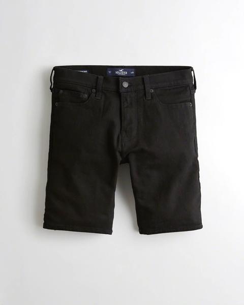 Chicos Shorts Denim Superajustados Que No Destiñen
