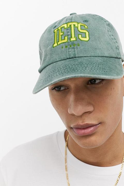 Iets Frans&hellip; Washed Seafoam Varsity Cap - Green All At Urban Outfitters