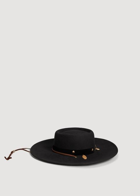 Sombrero Fedora Apliques