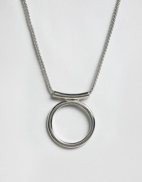 Collar Elegante Con Diseño Circular De Asos
