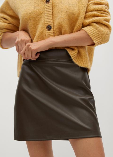 Minifalda Efecto Piel
