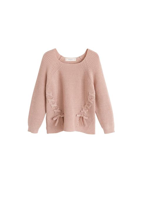 Strickpullover Mit Schleife