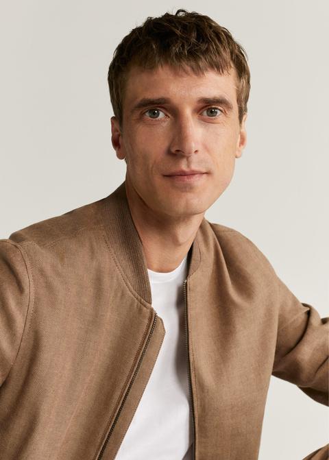 Bomber Algodón Lino