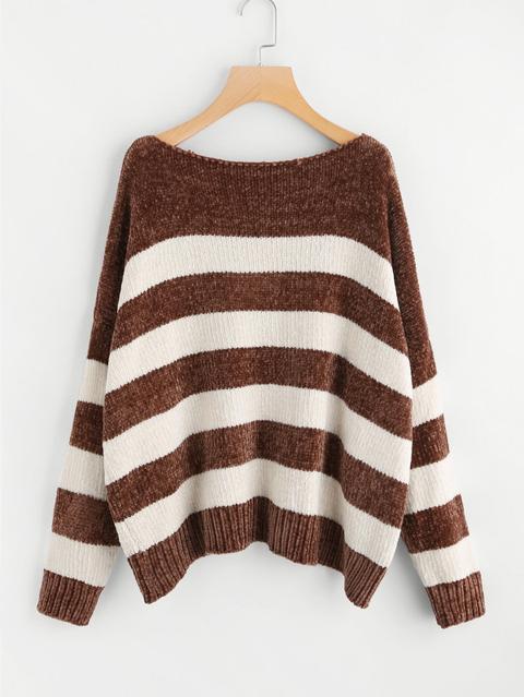 Jersey De Rayas En Dos Tonos