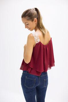 Blusa Tirantes De Blonda