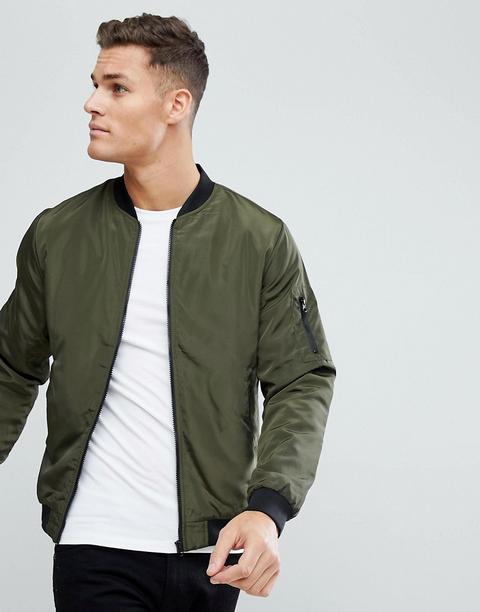 Only & Sons - Bomber - Verde