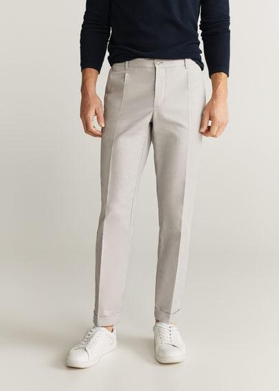 Pantalon Lin Slim-fit