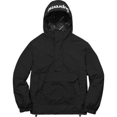 Hooded Logo Half Zip Pullover