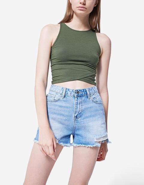 Shorts Denim Vintage High Waist Jeans