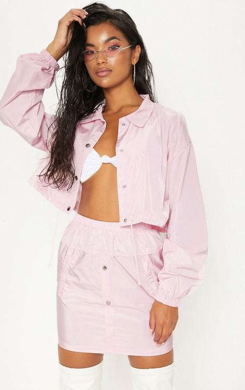 Pink Shell Suit Jacket, Pink