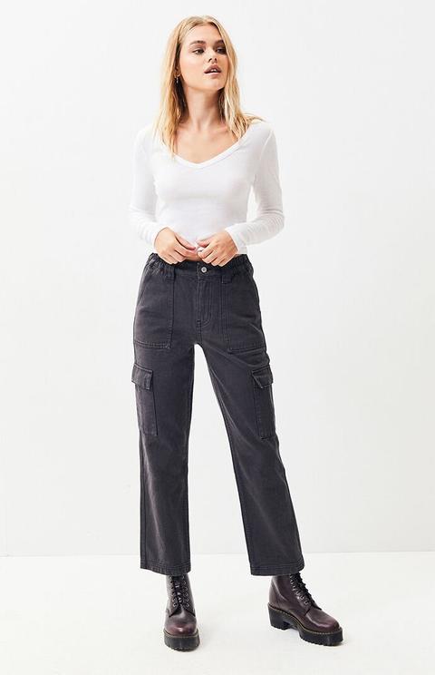 pacsun black cargo pants