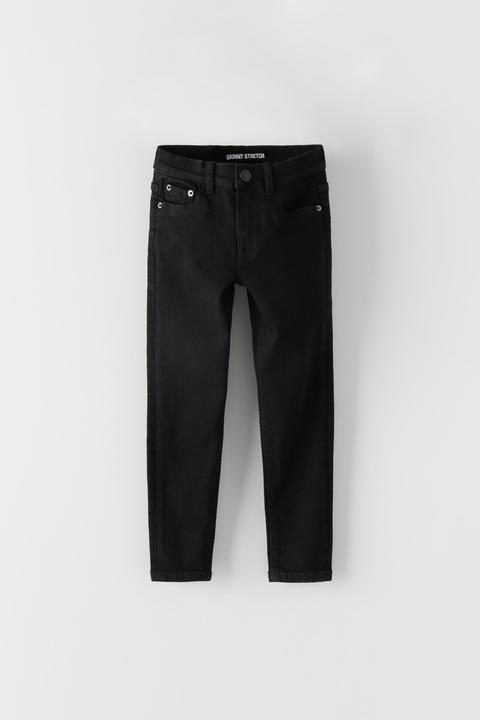 Jeans Skinny Fit Black Clean Wash