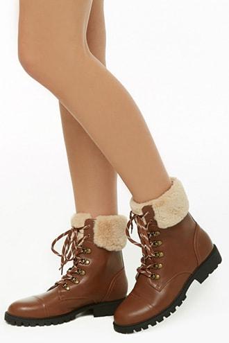 forever 21 fur boots