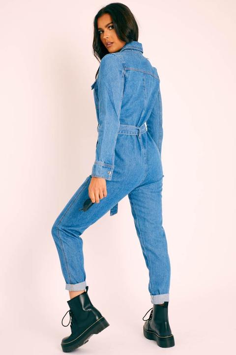 dark blue boiler suit