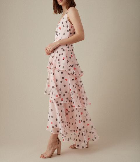 karen millen polka dot maxi dress