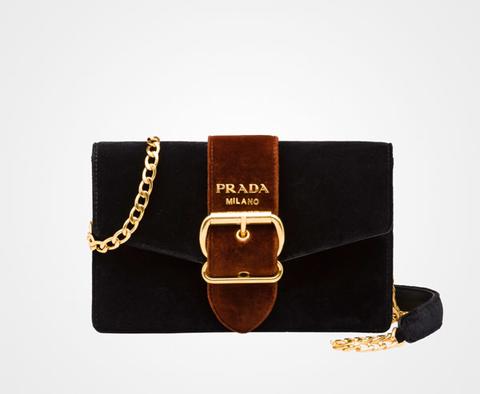 Borsa A Spalla In Velluto
