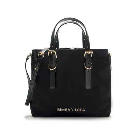 Bolso Tote Cuadrado Negro