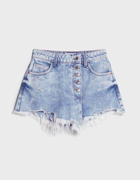 Short Denim Botones