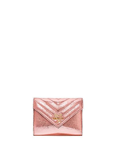 Cartera Con Diseño Metalizado Agrietado Y Guateado En V Night Out