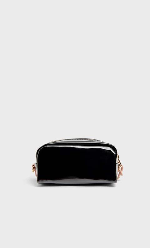 Stradivarius Trousse Vernie Femme Noir 103