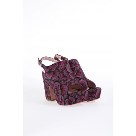 Sandalo Sabot In Jacquard