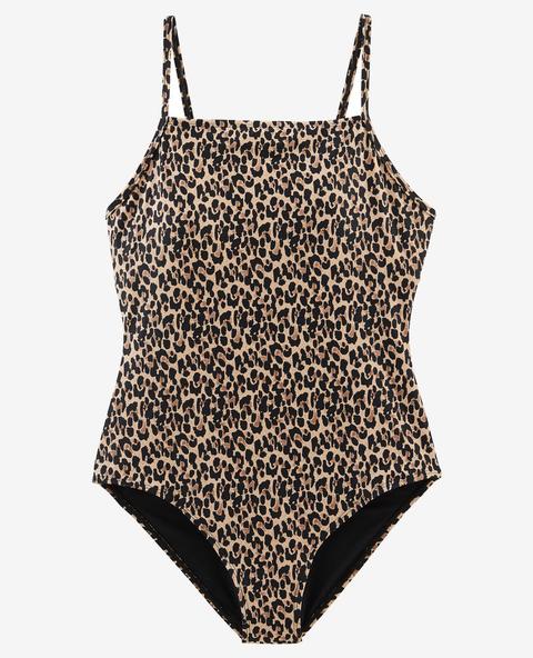 Costume Da Bagno Intero Leopardato