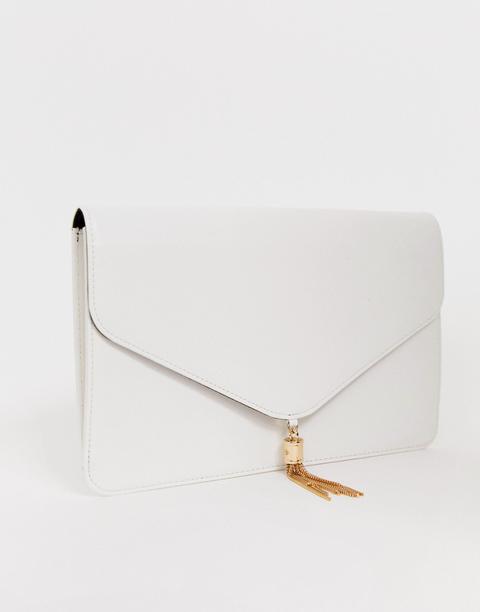 white clutch bag asos