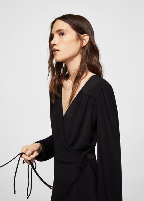 Vestido Escote Cruzado