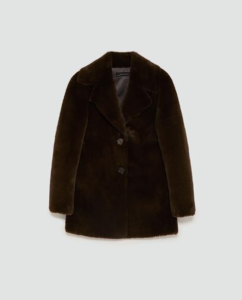 Cappotto Pelliccia Sintetica