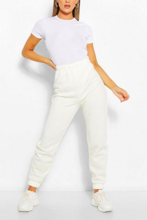 Womens Basic Regular Fit Jogger - White - 12, White