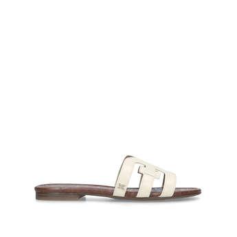 Sam Edelman Bay - White Flat Sandals