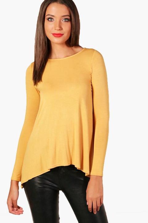 Tall Long Sleeve Basic Swing Tee