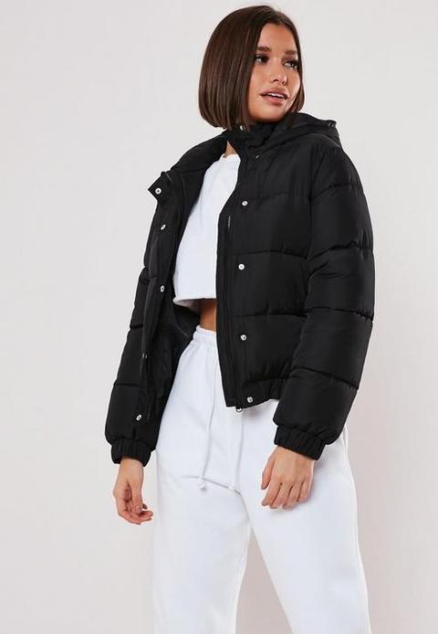 Black Puffer Jacket, Black