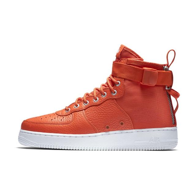 nike sf air force 1 mid orange