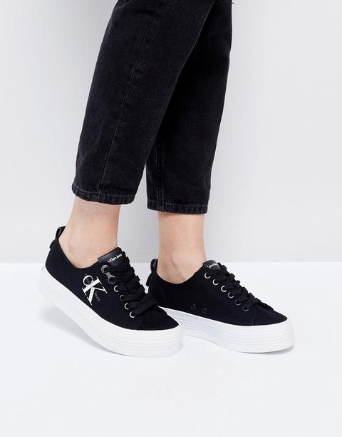 calvin klein zapatillas negras