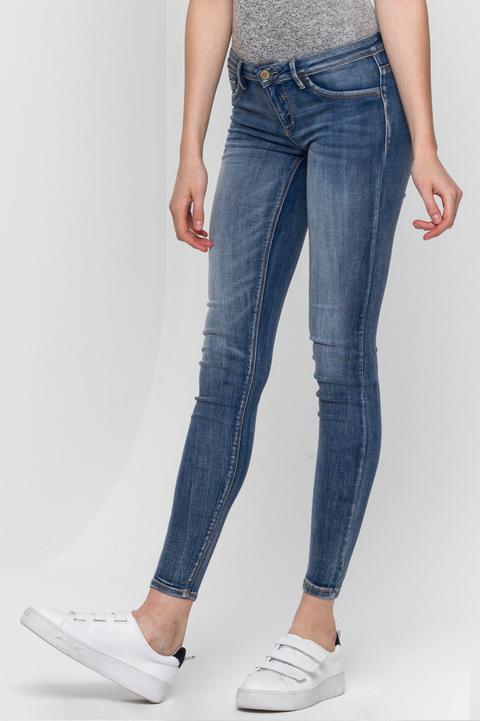 Jeans Skinny Vita Bassa Blu Chiaro