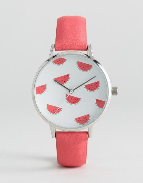 Reloj En Rosa Sandía Pastel De Asos