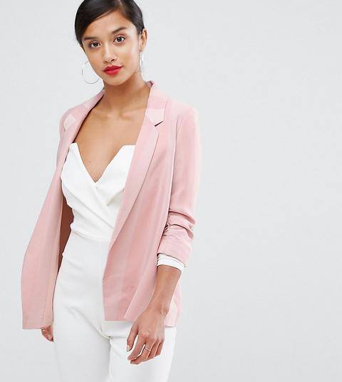 River Island Petite - Blazer Sartoriale A Righe - Multicolore