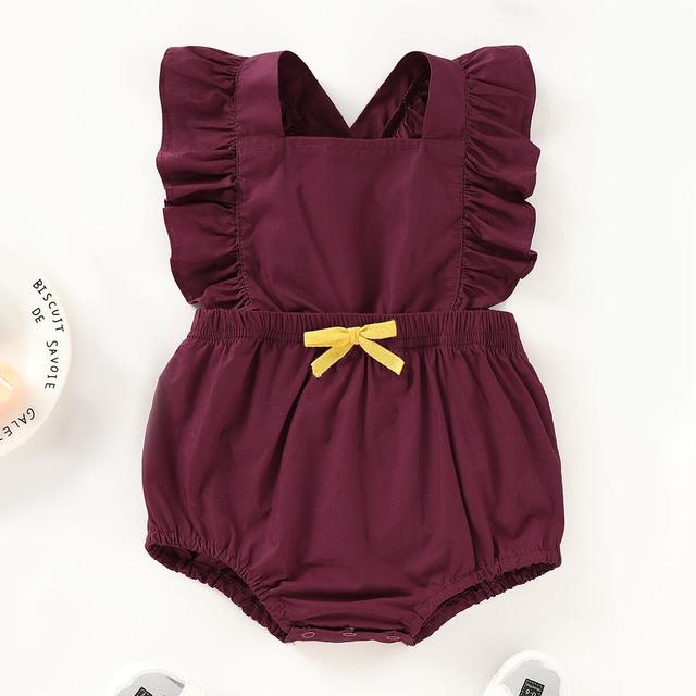 Mono De Bebe Con Lazo Ribete Fruncido From Shein On 21 Buttons