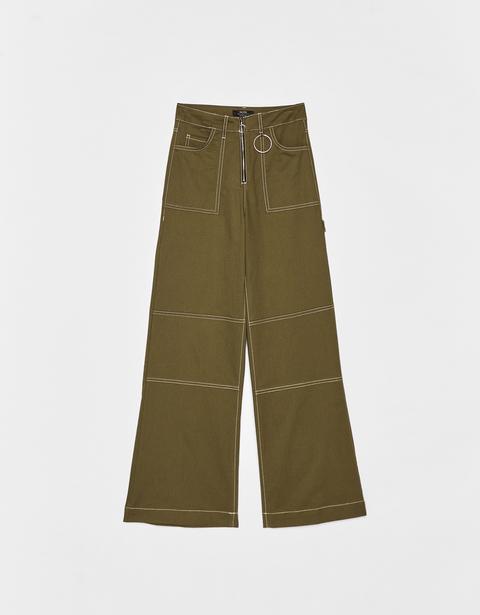Pantaloni Larghi Utility