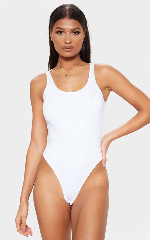 white cotton bodysuit