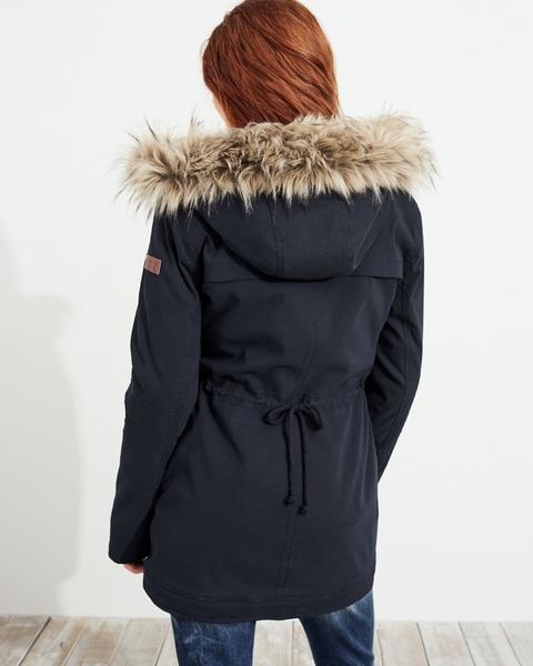 Stretch Cozy-lined Parka from Hollister on 21 Buttons