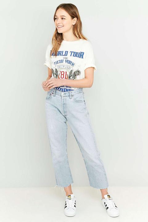 Urban Renewal Vintage Customised Cropped Levi's Jeans