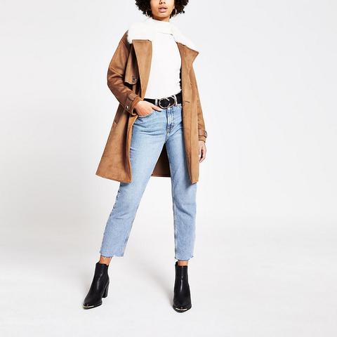 longline suede jacket