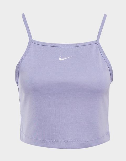 Nike Camiseta De Tirantes Essential, Morado