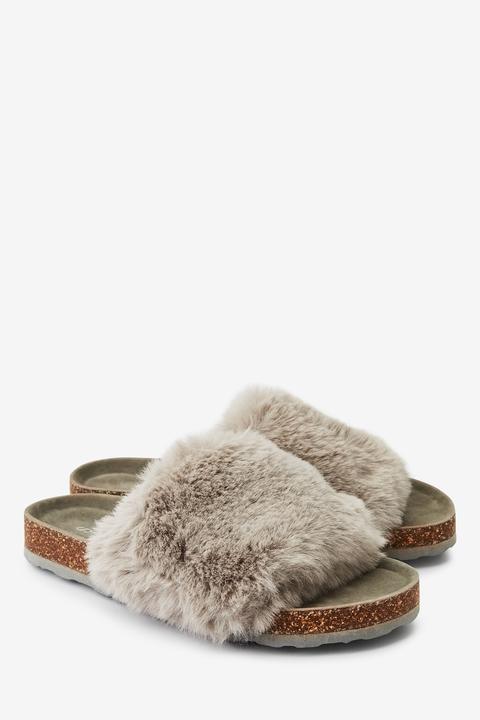 next fur slippers
